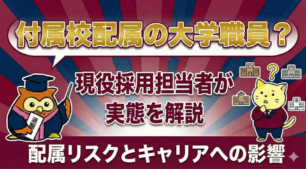 付属校配属の大学職員